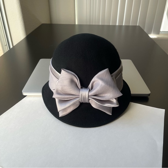 EE British Wool Hat Narrow Brim Elegant Wild Wool Hat Autumn And Winter - Picture 9 of 11